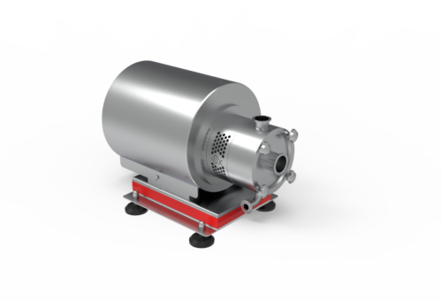 In Line Mixer I-MSC for pharmaceutical homogenization of liquids, creams, ointments, and suspensions