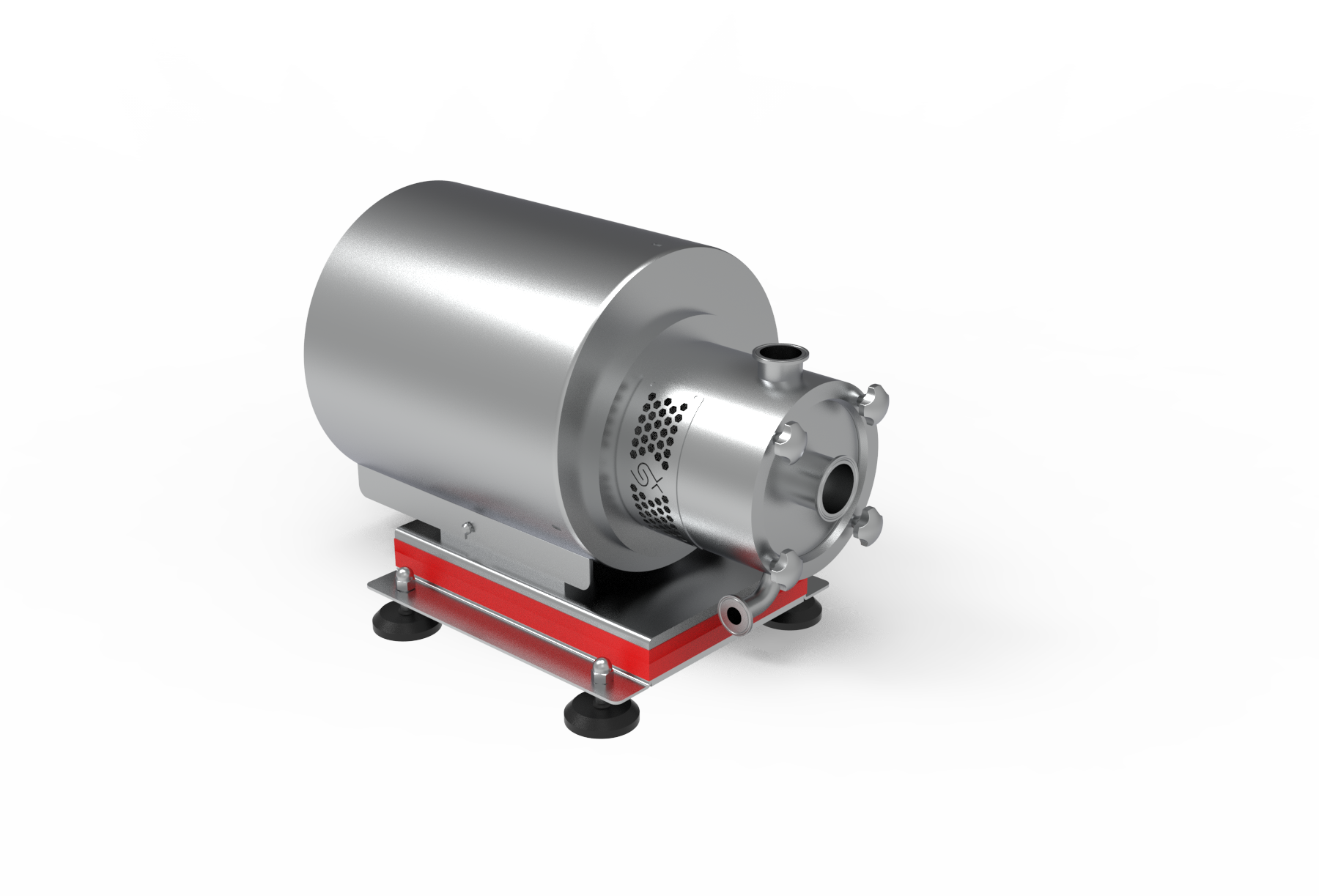 In Line Mixer I-MSC for pharmaceutical homogenization of liquids, creams, ointments, and suspensions