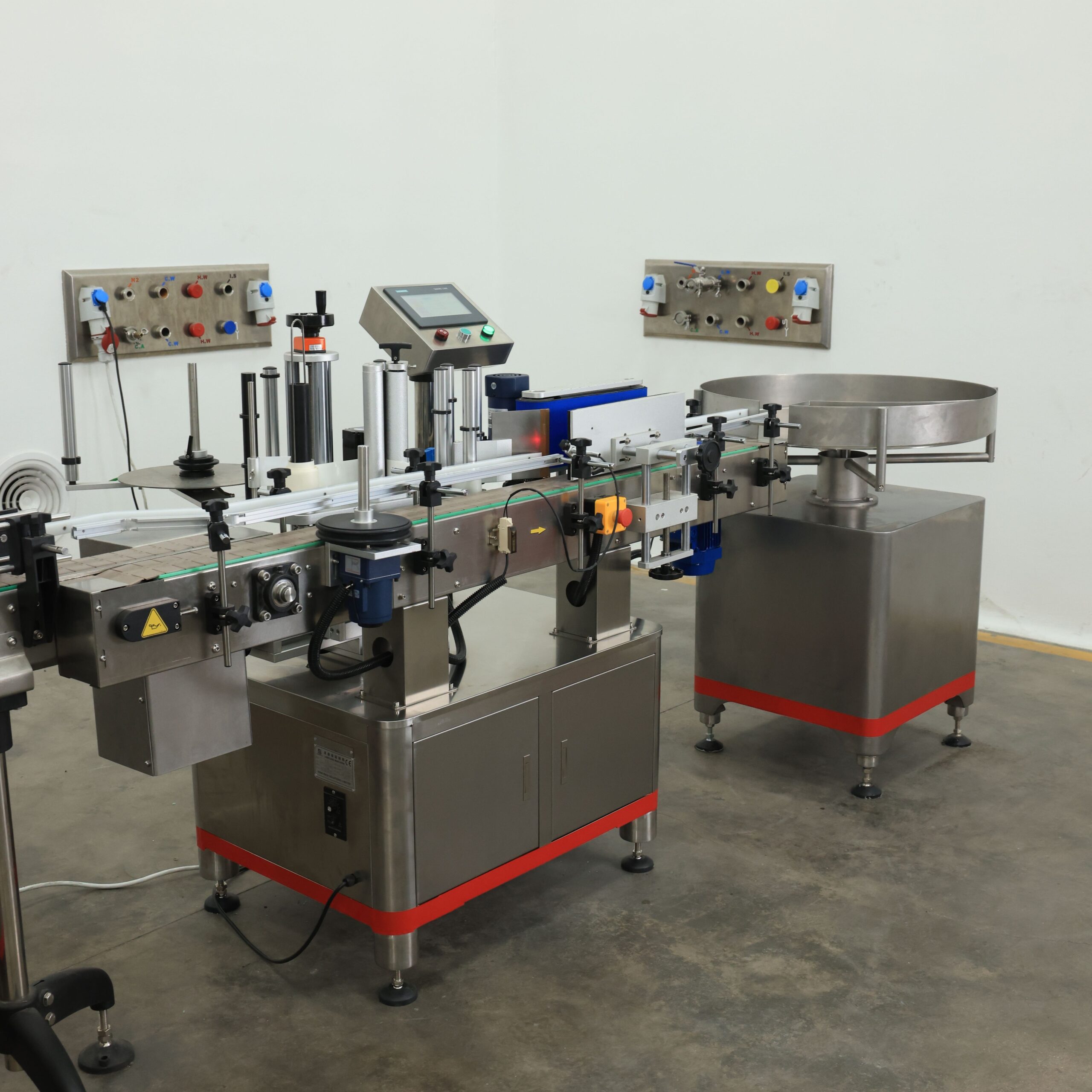 automatic labeling machine for pharmaceutical bottles