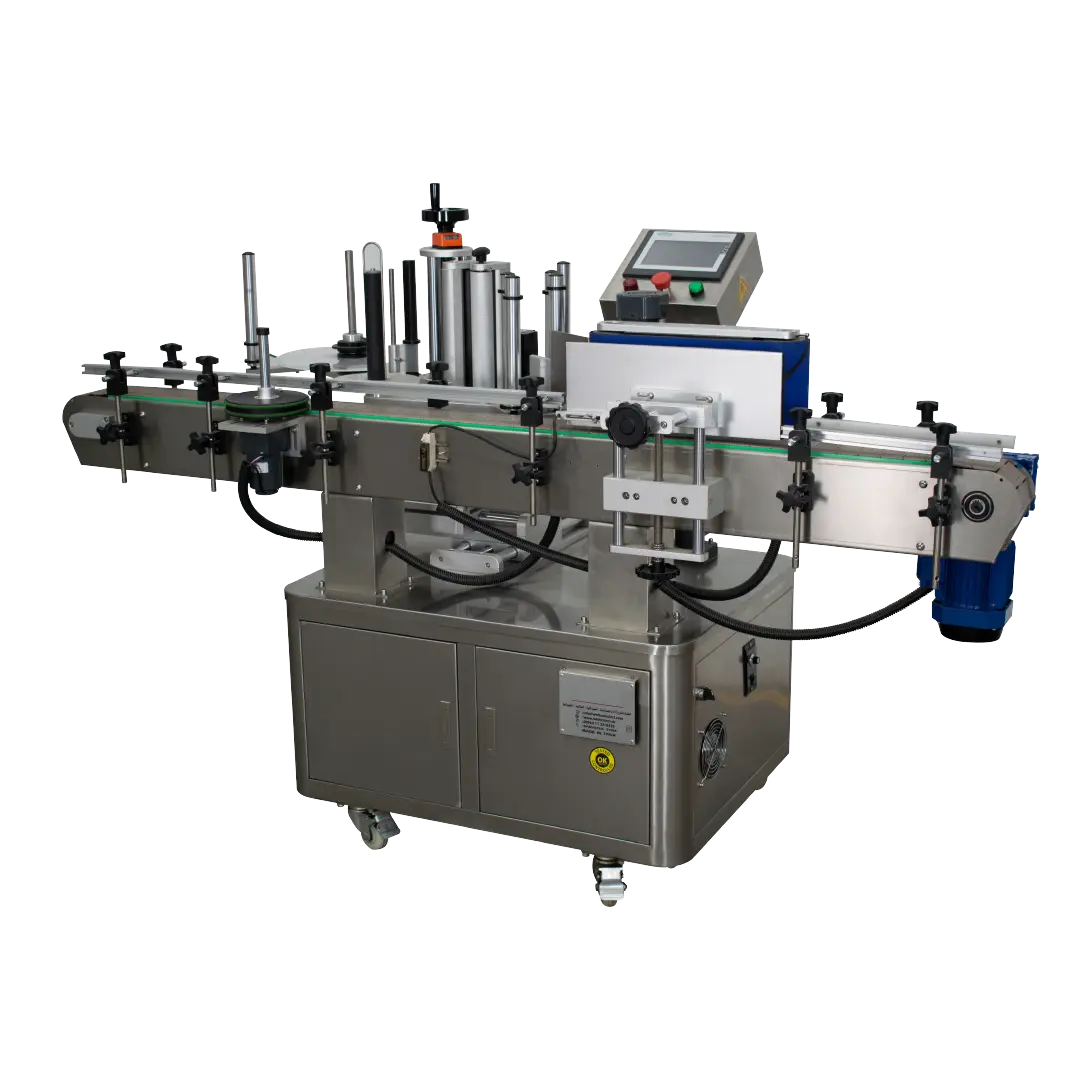 automatic-labelling-machine-round-bottles1.webp Automatic labelling machine for round bottles with high accuracy and speed