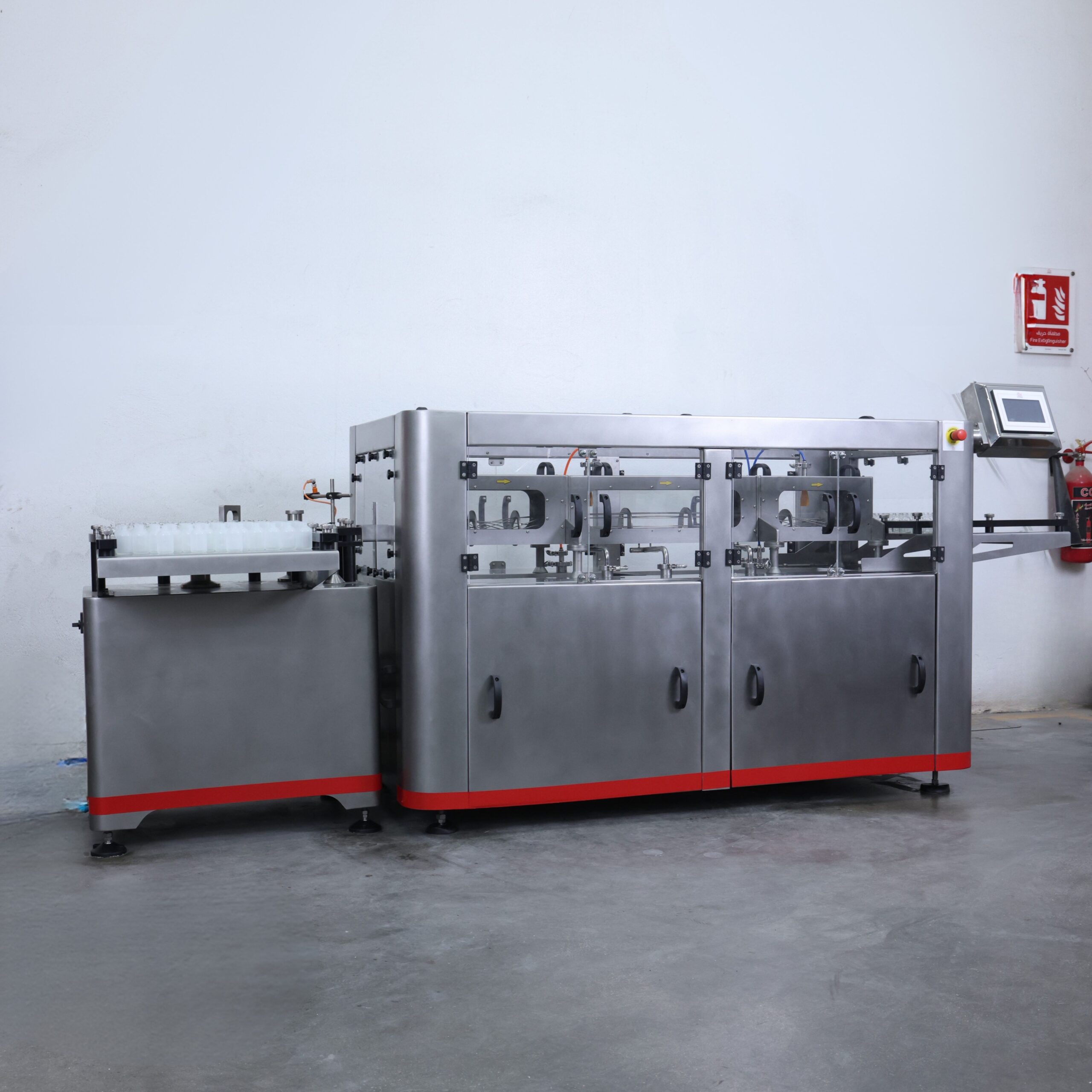 automatic bottle washing machine for pharmaceutical packaging