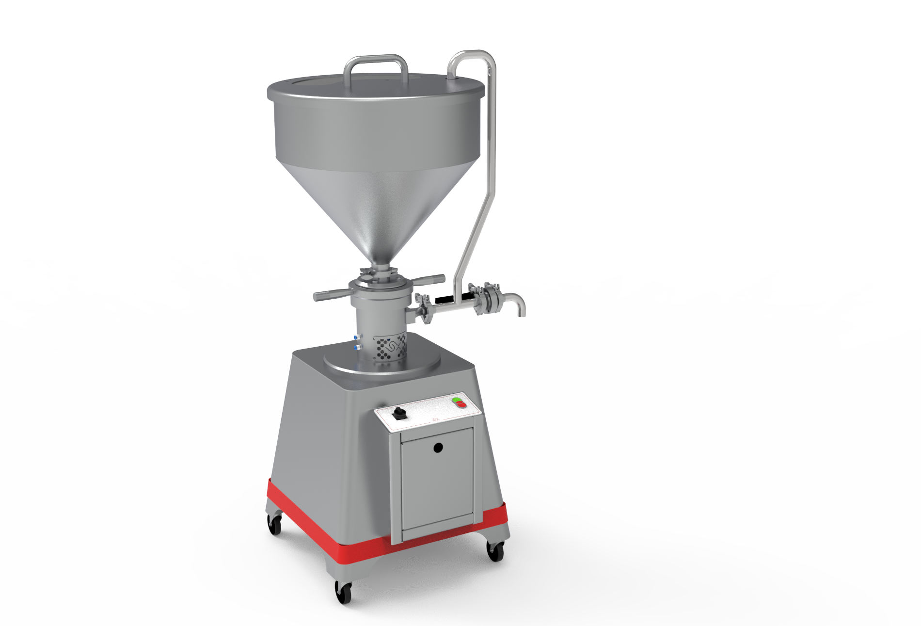 Colloid Mill C-Mill-5 rotor-stator homogenizer for pharmaceutical, food, and chemical processing