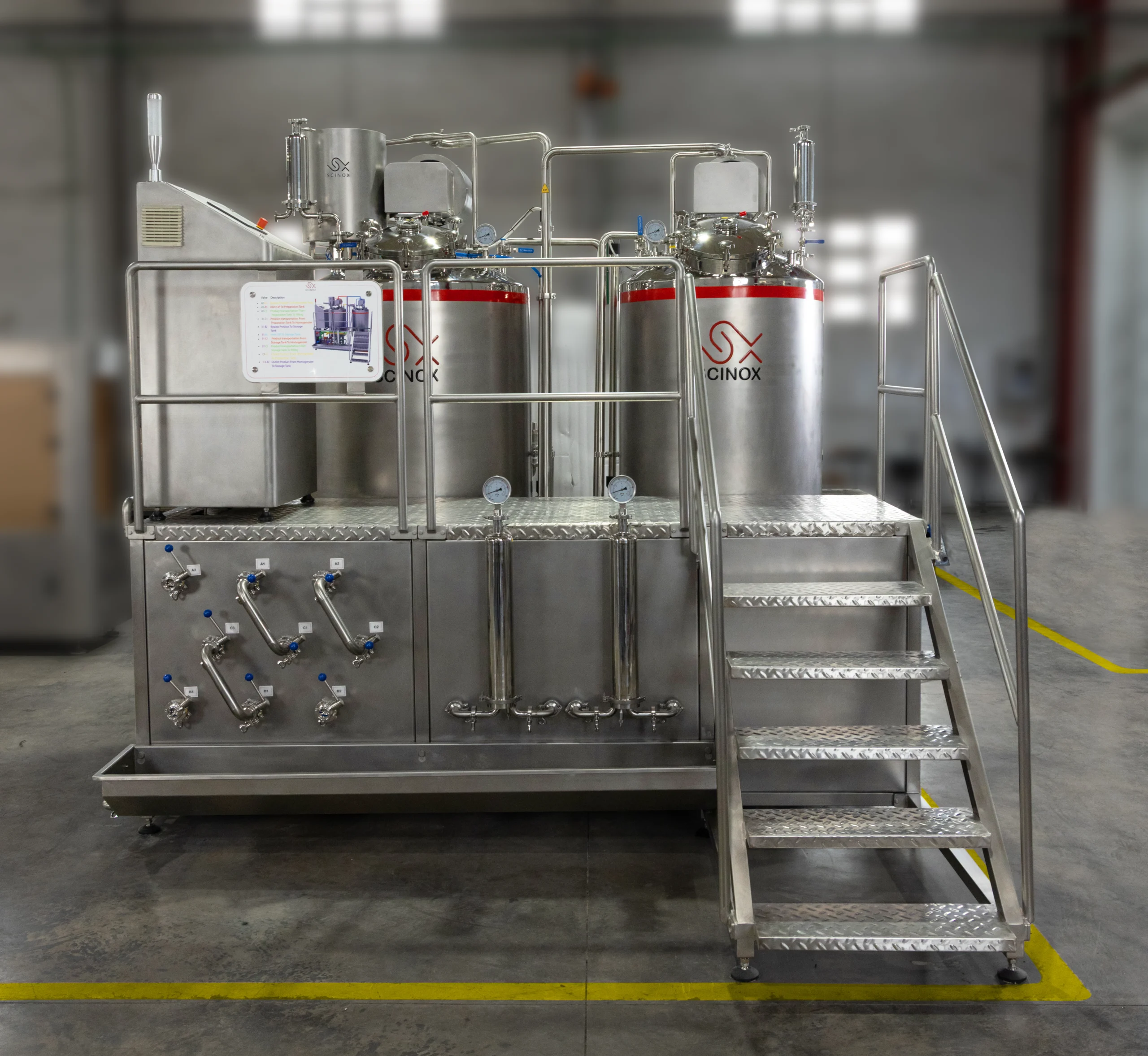 double jacket mixing tank for pharmaceutical syrup production