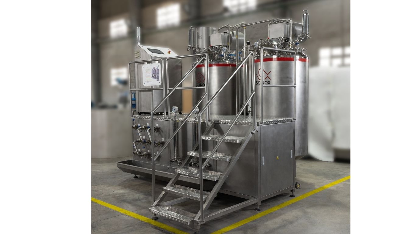 Complete cGMP syrup and suspension production line for pharmaceutical manufacturing