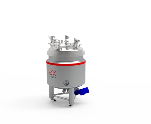 cGMP triple jacket tank for pharmaceutical product preparation and storage