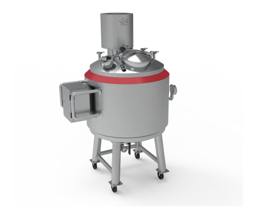 Triple jacket tank cGMP for preparation and storage of viscous products