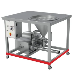 Liquid and powder dissolving unit for industrial mixing and homogenization